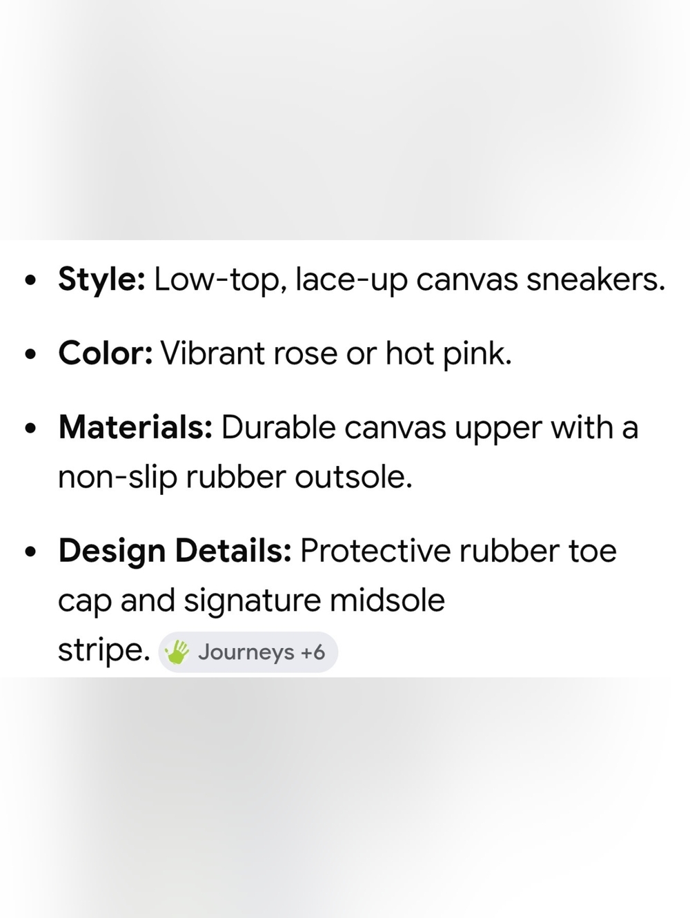 Pink Canvas Low-Top Women's Sneakers - Picture 6 of 9